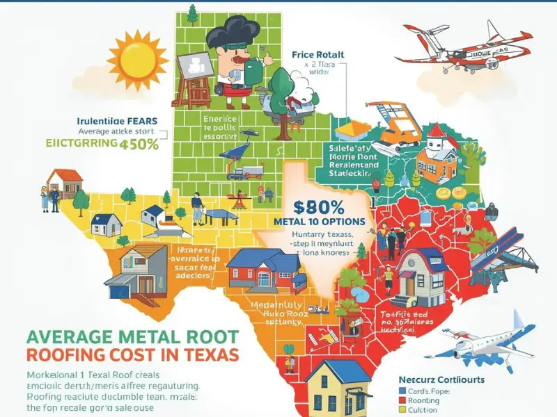 Average Metal Roof Cost in Texas