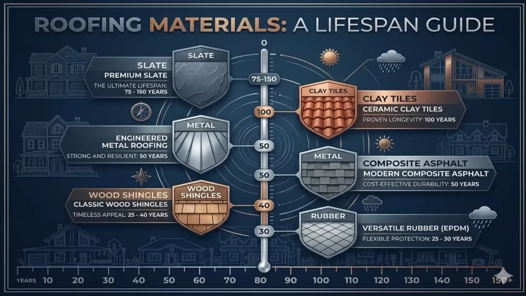 roofing material lifespan