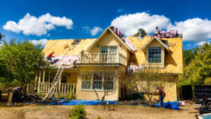 Roof deck preparation Texas showing a roof deck inspected and prepared before shingle installation